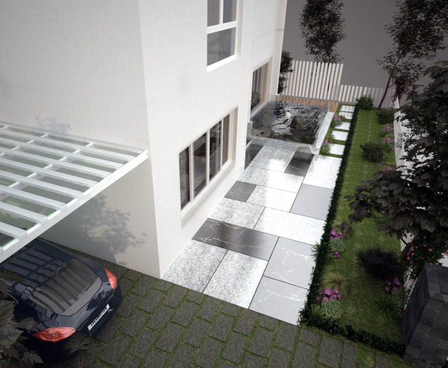 Thiết kế biệt thự Tân Cổ Điển 3 phòng ngủ, rộng 250m2 tại Hà Đô Charm Villa, Hoài Đức, Hà Nội