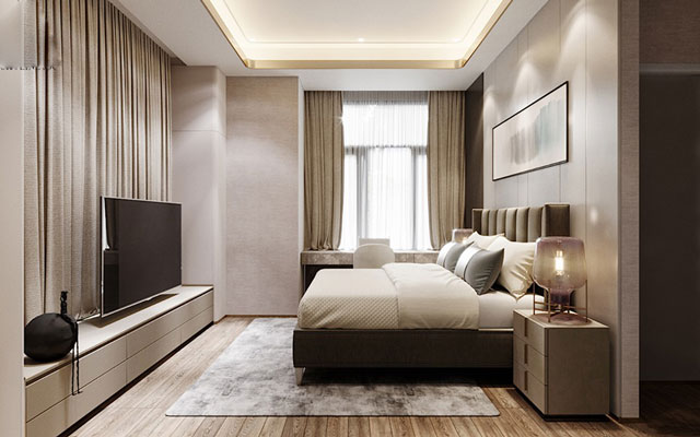 Thiết kế nội thất biệt thự tại Thanh Xuân mang phong cách hiện đại thuộc dự án An Lạc Green Symphony