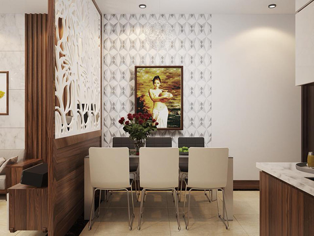 Thiết kế nội thất nhà liền kề 3 tầng phong cách hiện đại tại Hoài Đức, Hà Nội