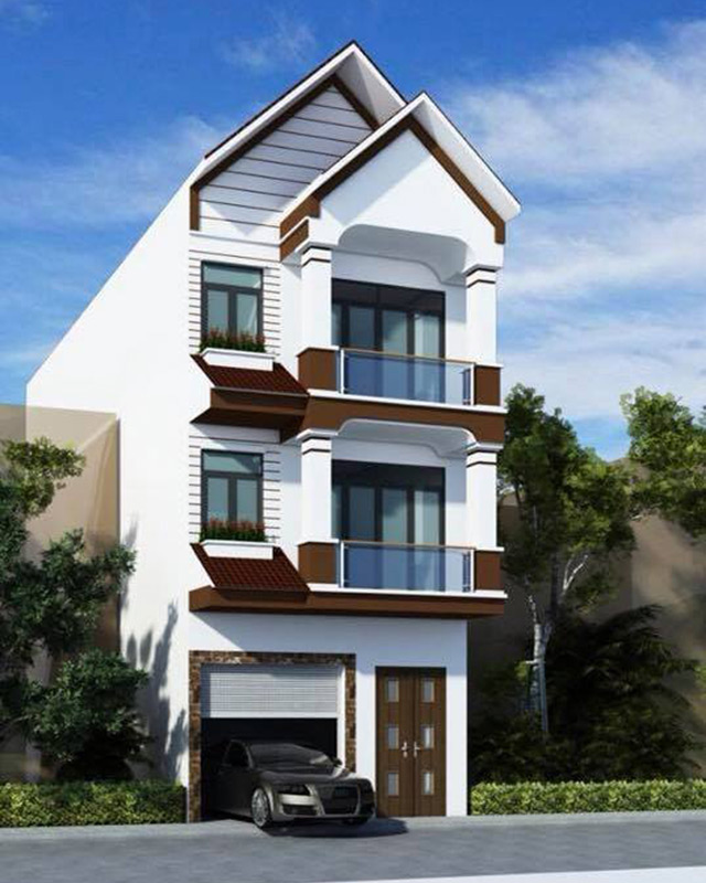 Dự án Thiết kế nội thất nhà liền kề 3 tầng phong cách hiện đại tại Hoài Đức, Hà Nội