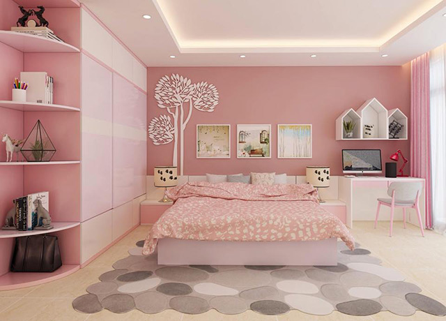 Thiết kế nội thất nhà liền kề 3 tầng phong cách hiện đại tại Hoài Đức, Hà Nội