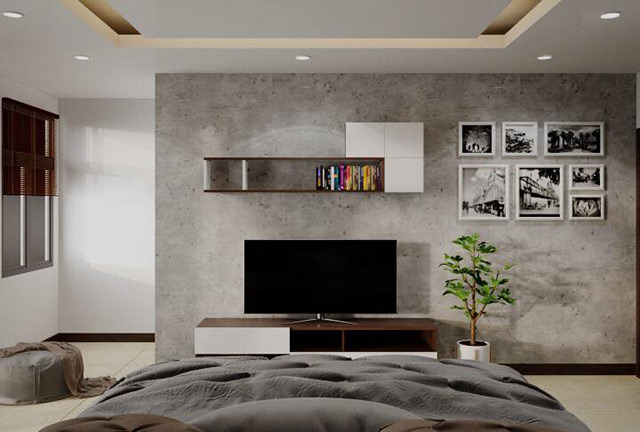 Thiết kế nội thất nhà liền kề 3 tầng phong cách hiện đại tại Hoài Đức, Hà Nội