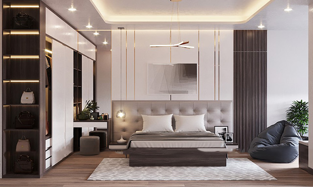 Thiết kế nội thất nhà liền kề 92m2 tại Hà Đô Charm Villas