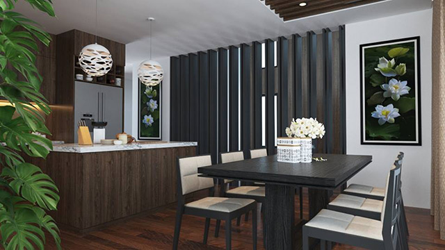 Thiết kế nội thất biệt thự hiện đại 94m2 tại Hà Đô Dragon City