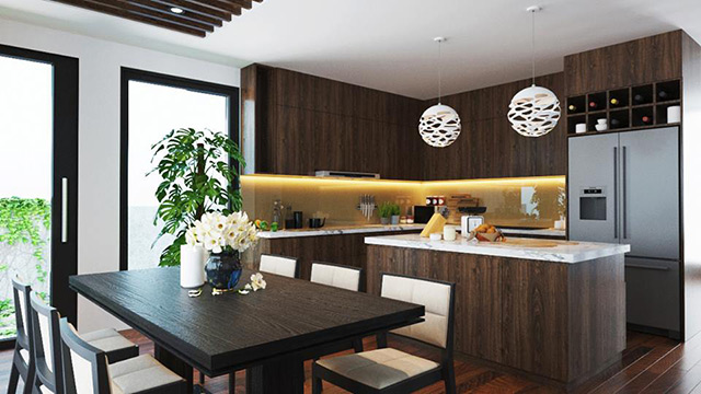Thiết kế nội thất biệt thự hiện đại 94m2 tại Hà Đô Dragon City