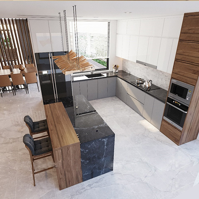 Thiết kế nhà liền kề Thanh Xuân mang phong cách hiện đại 67.5m2