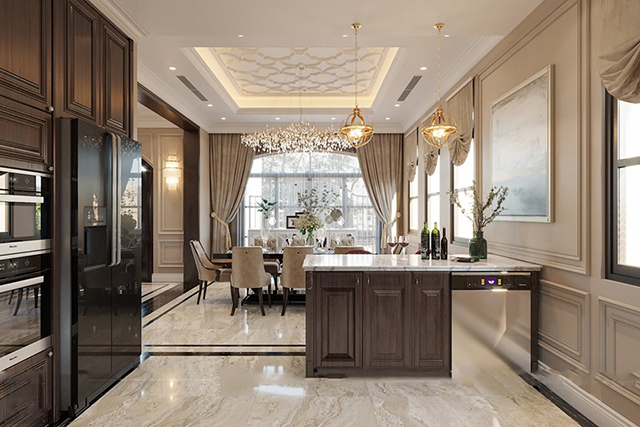 Thiết kế nội thất biệt thự 4 phòng ngủ ở Nam An Khánh