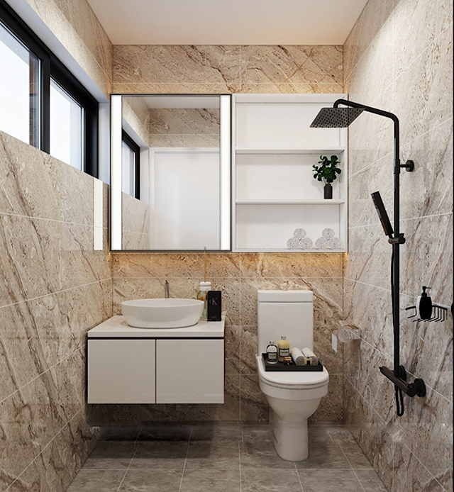 Thiết kế nhà liền kề Nguyển Xiển mang phong cách hiện đại 60m2