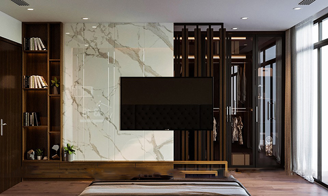 Thiết kế nhà liền kề Nguyển Xiển mang phong cách hiện đại 60m2