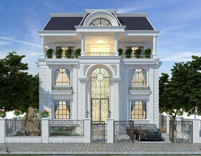 Dự án Thiết kế nội thất biệt thự tân cổ điển 124m2 tại Hà Đô Dragon City