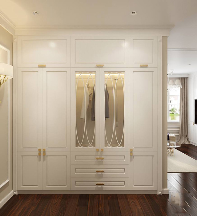 Thiết kế nội thất biệt thự tân cổ điển 124m2 tại Hà Đô Dragon City