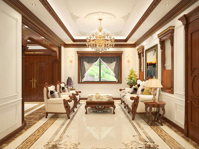 Thiết kế biệt thự 3 tầng hướng tây tại Thanh Xuân, Hà Nội