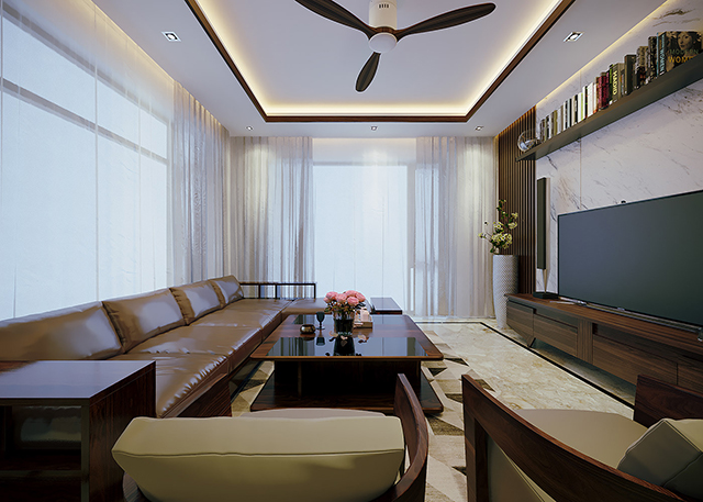 Thiết kế nội thất nhà liền kề 81m2 theo phong cách hiện đại ở Dương Nội
