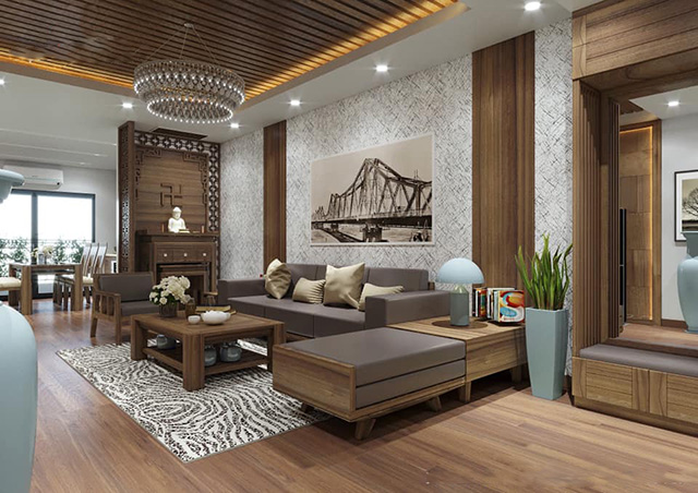 Thiết kế chung cư Nguyễn Xiển mang phong cách hiện đại 69.5m2