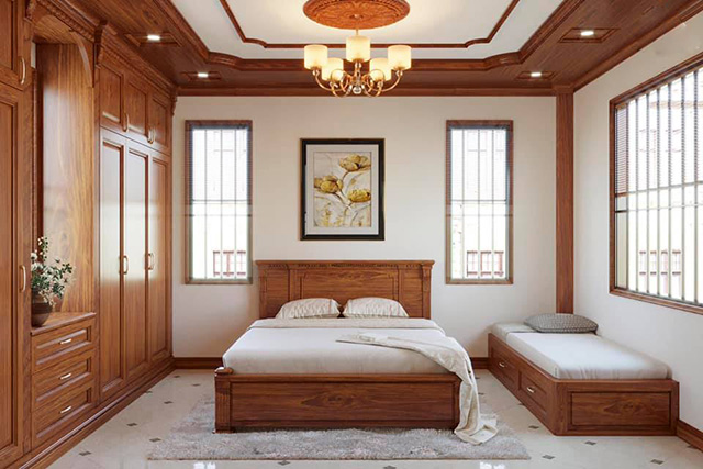 Thiết kế biệt thự Thanh Xuân với kiểu mái thái đỏ mang phong cách tân cổ điển