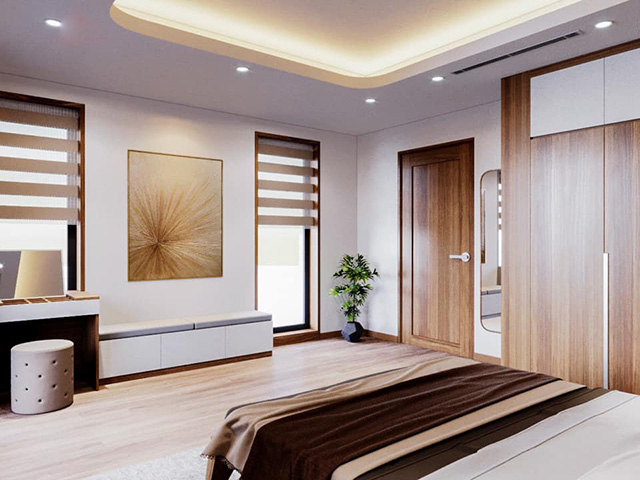Thiết kế nhà liền kề Thanh Xuân mang phong cách thiết kế hiện đại 3 tầng