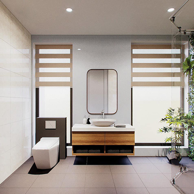 Thiết kế nhà liền kề Thanh Xuân mang phong cách thiết kế hiện đại 3 tầng