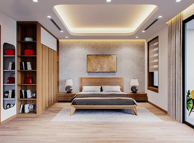Thiết kế nhà liền kề Thanh Xuân mang phong cách thiết kế hiện đại 3 tầng