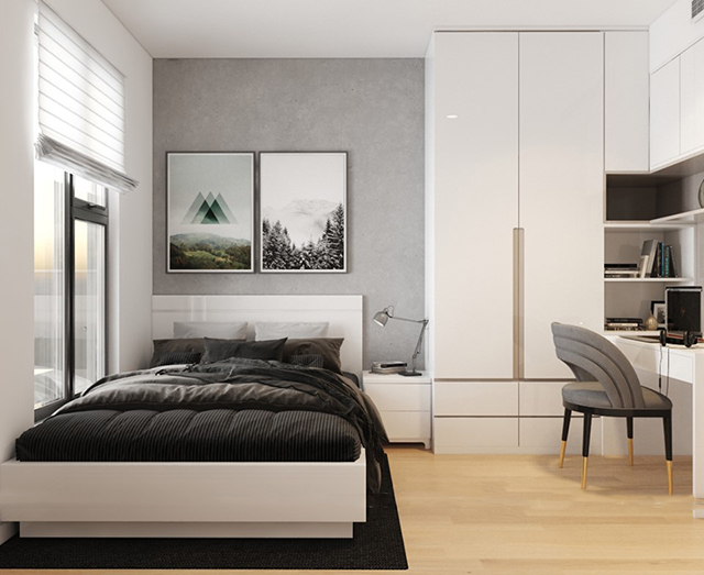 Thiết kế nội thất chung cư Gamuda 3 phòng ngủ sang trọng và hiện đại