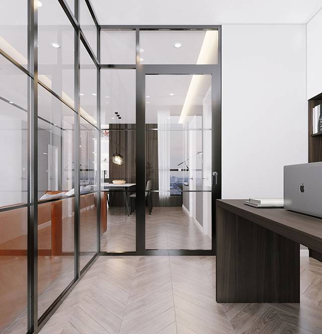 Thiết kế nội thất căn hộ chung cư 110m2 ở Hoàng Mai