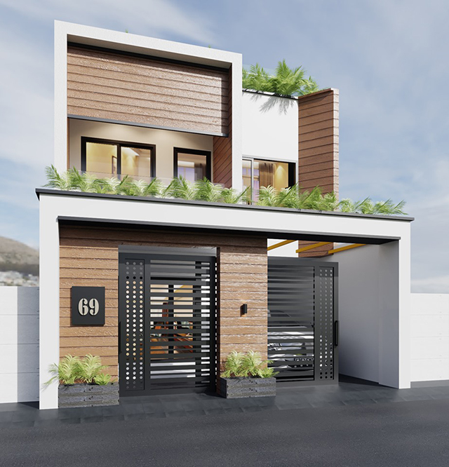 Thiết kế nội thất biệt thự hiện đại 2 tầng ở Dương Nội