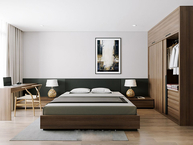 Thiết kế nội thất căn hộ chung cư 170m2 ở Hoàng Mai theo phong cách hiện đại