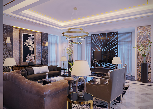 Thiết kế nội thất biệt thự 3 tầng ở Nam An Khánh