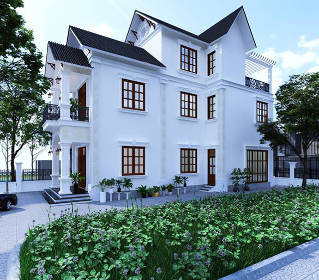 Thiết kế nội thất biệt thự 3 tầng ở Nam An Khánh