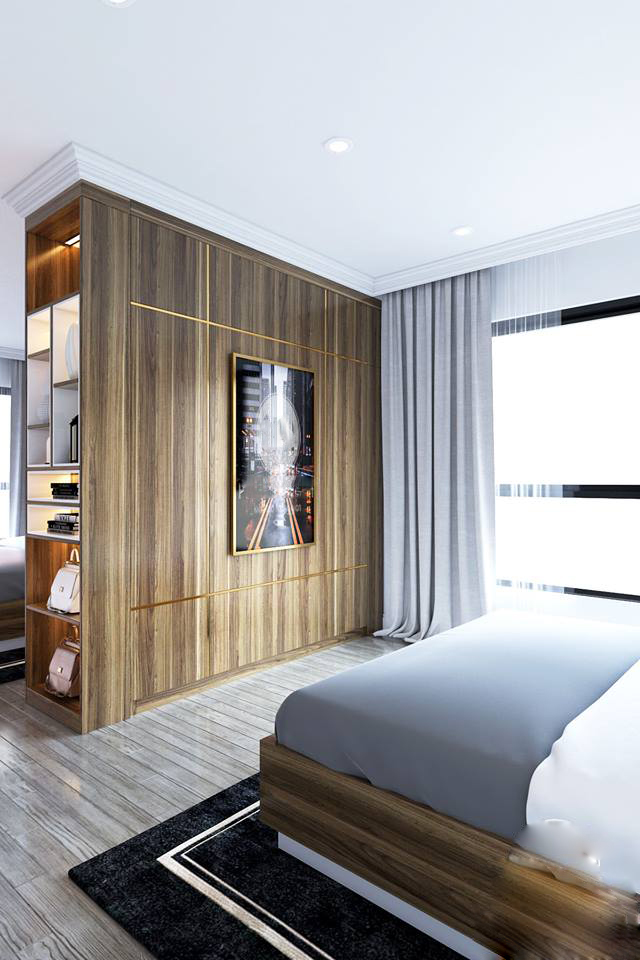 Thiết kế chung cư Nguyễn Xiển mang phong cách hiện đại 91.1m2
