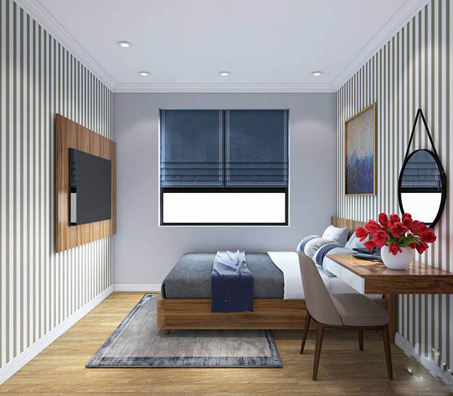 Thiết kế chung cư Thanh Xuân mang phong cách thiết kế hiện đại 74.2m2