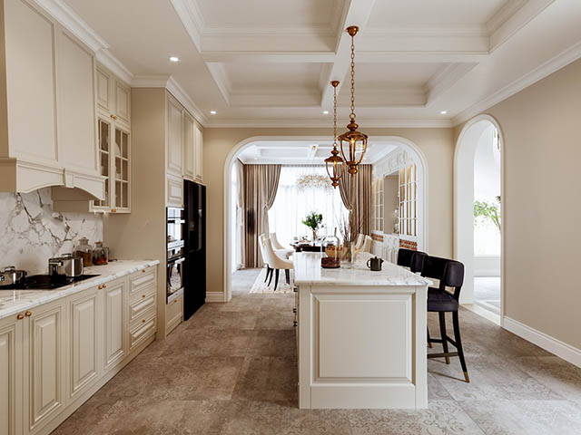 Thiết kế biệt thự An Lạc Green Symphony mang phong cách tân cổ điển