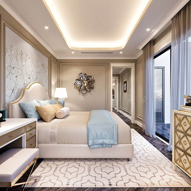 Thiết kế biệt thự An Lạc Green Symphony mang phong cách tân cổ điển