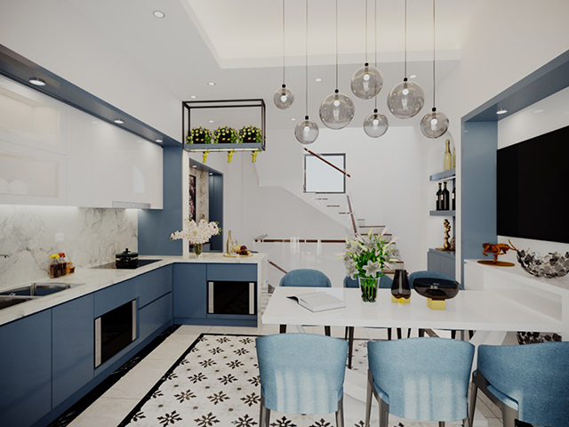 Thiết kế nội thất nhà liền kề 43,5m2 ở Dương Nội