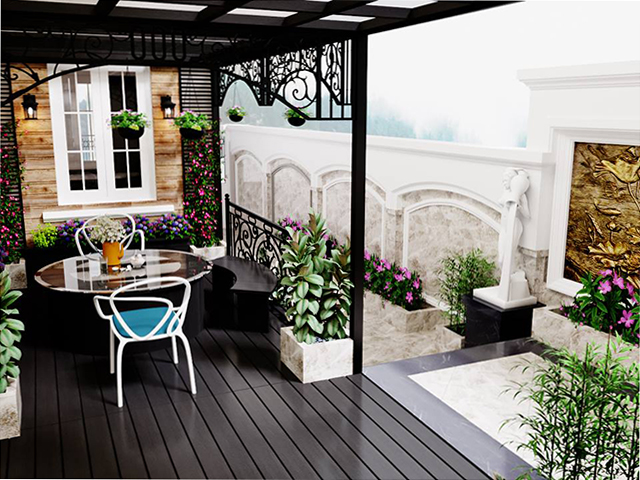 Thiết kế nội thất biệt thự Dương Nội 3 tầng 84.3m2 ở Dương Nội
