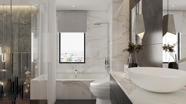 Thiết kế nội thất căn hộ chung cư 104.8m2 ở Hoàng Mai