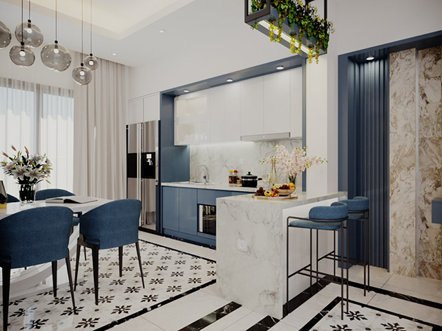 Thiết kế nội thất nhà liền kề 43,5m2 ở Dương Nội