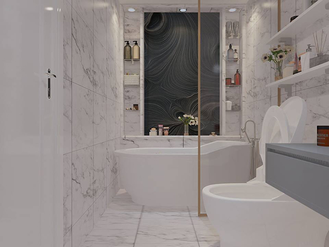 Thiết kế nội thất biệt thự Dương Nội 3 tầng 84.3m2 ở Dương Nội