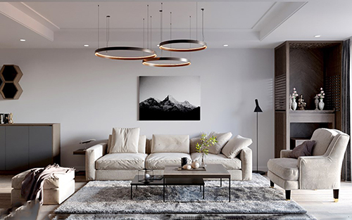 Dự án Thiết kế nội thất chung cư hiện đại 102m2 ở Hoàng Mai