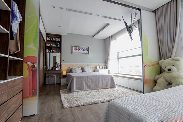 Thiết kế chung cư Thanh Xuân mang phong cách thiết kế hiện đại với diện tích 81.88m2