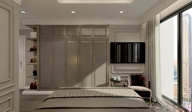 Thiết kế chung cư Thanh Xuân mang phong cách tân cổ điển với diện tích 76.83m2
