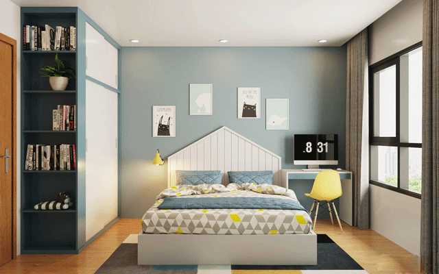 Thiết kế nội thất căn hộ tại Nguyễn Xiển, có hướng đông bắc