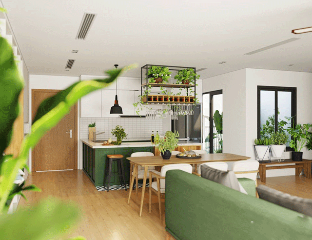 Thiết kế nội thất căn hộ tại Nguyễn Xiển, có hướng đông bắc