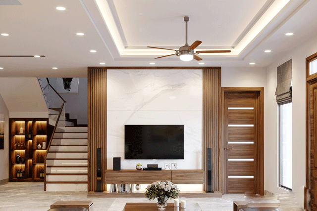 Thiết kế nhà liền kề tại Thanh Xuân, mang phong cách hiện đại