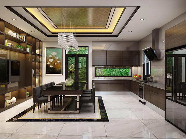 Thiết kế nội thất biệt thự 2 tầng 69.5m2 ở Nam An Khánh