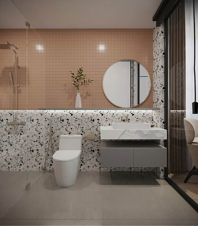 Thiết kế chung cư Thanh Xuân mang phong cách thiết kế hiện đại với diện tích 80.70m2