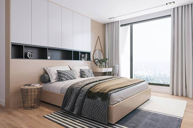 Thiết kế chung cư Thanh Xuân mang phong cách thiết kế hiện đại với diện tích 80.70m2