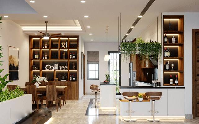 Thiết kế nhà liền kề tại Thanh Xuân, mang phong cách hiện đại