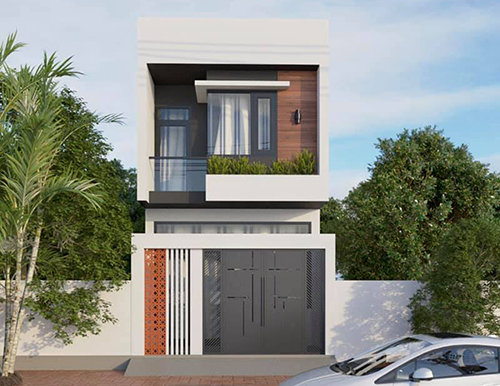 Dự án Thiết kế nhà liền kề 58.9m2 theo phong cách hiện đại ở Dương Nội