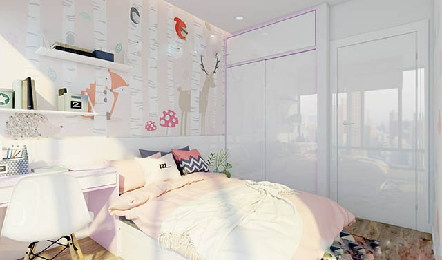 Dự án Thiết kế chung cư Nguyễn Xiển mang phong cách hiện đại với diện tích 76.83m2