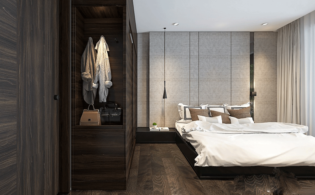 Thiết kế biệt thự 2 tầng có hướng tây nam, tại Nguyễn Xiển